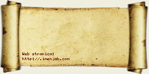 Jovana Šljivić vizit kartica